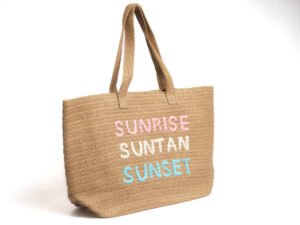SUNSET BEACH RAFIA TOTES