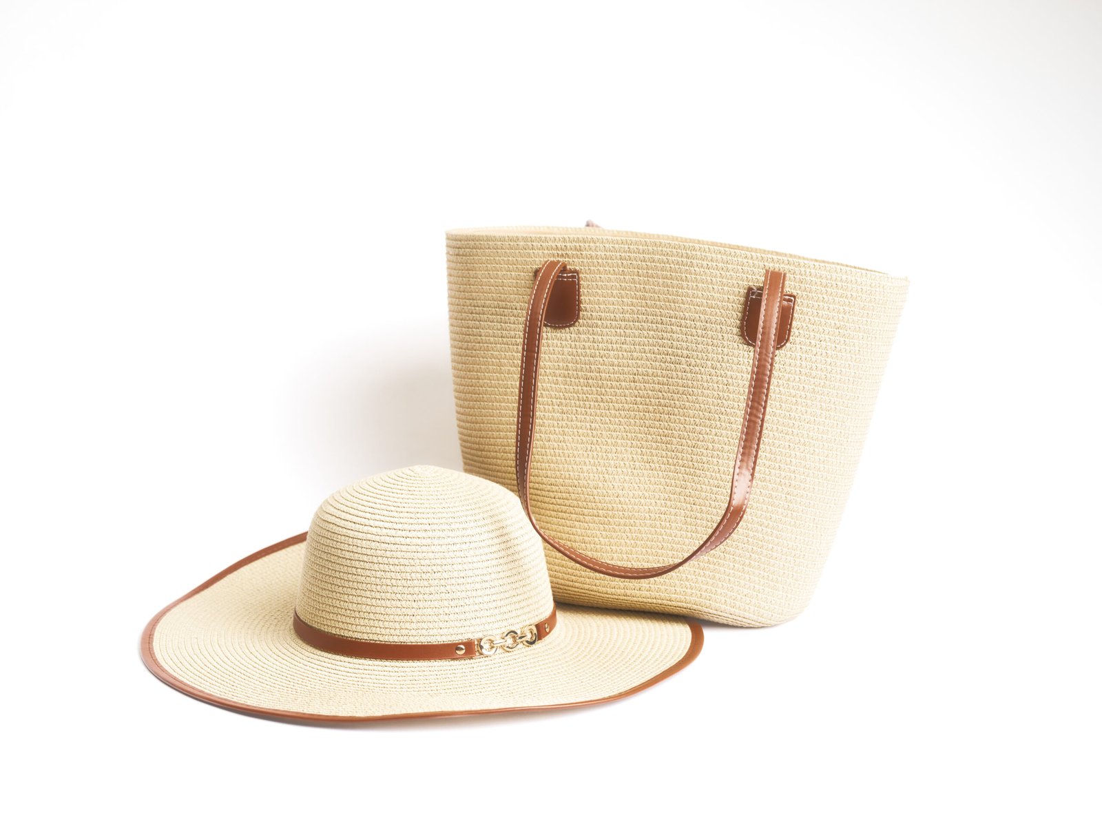 AMANI STRAW BAGS & HAT SET