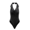 Spotted Noir Halter Bodysuit - Image 2